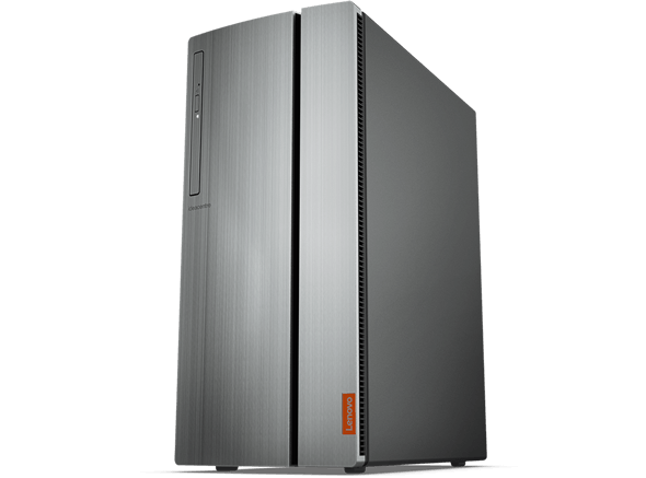 IdeaCentre 720 tower with sleek magnetic door that conceals front ports.