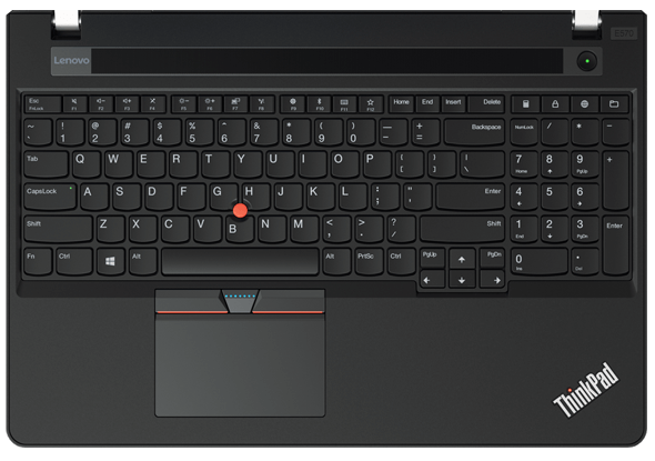 ThinkPad E570: Con un teclado galardonado.