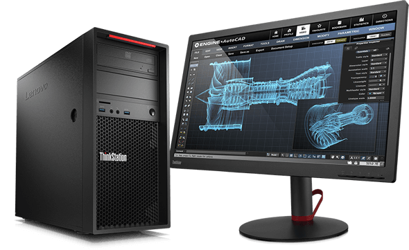 The ThinkStation P410 can handle even the most processor-intensive ISV-certified applications.